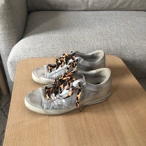 Golden Goose Silver Skate Size 40